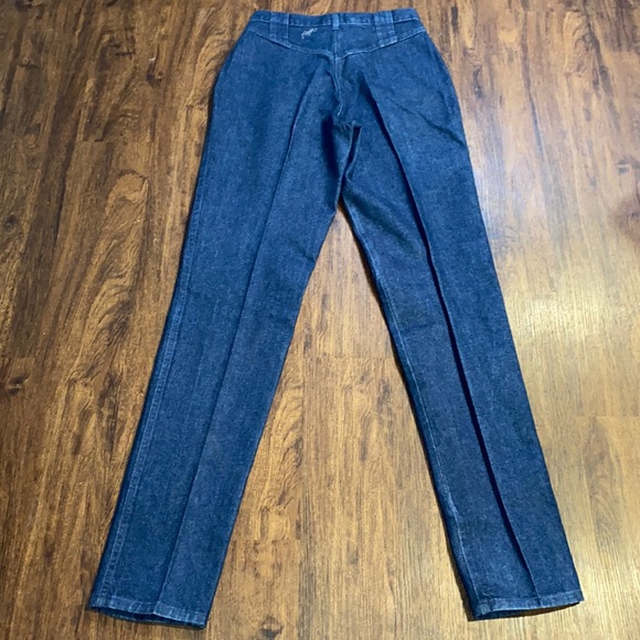 Vintage Roper High Waisted Dark Wash 100% Cotton Western Jeans-Sz 11-Inseam 37 - Picture 11 of 14